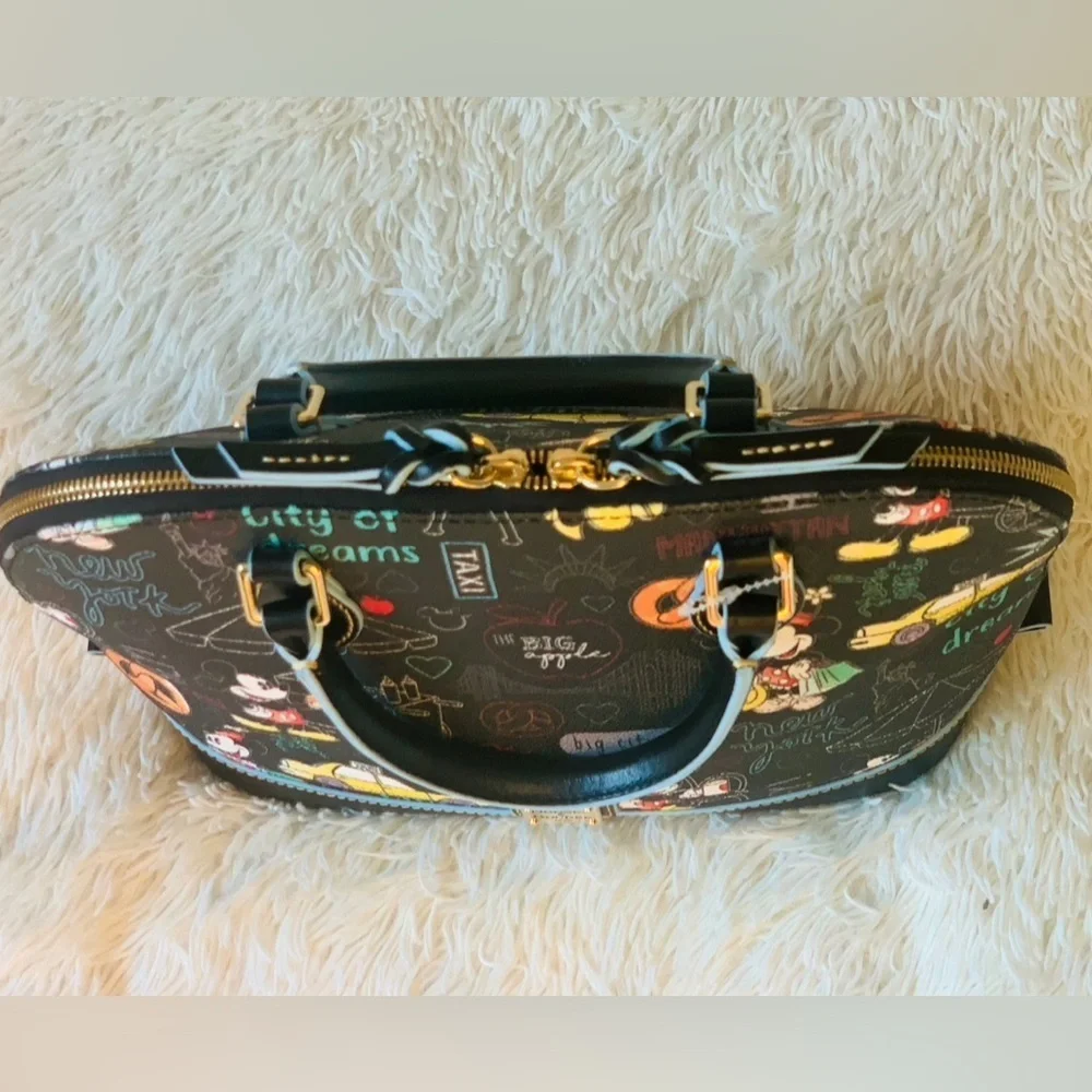 Disney Dooney & Bourke Mickie & Minnie New York City Zip Satchel or crossbody